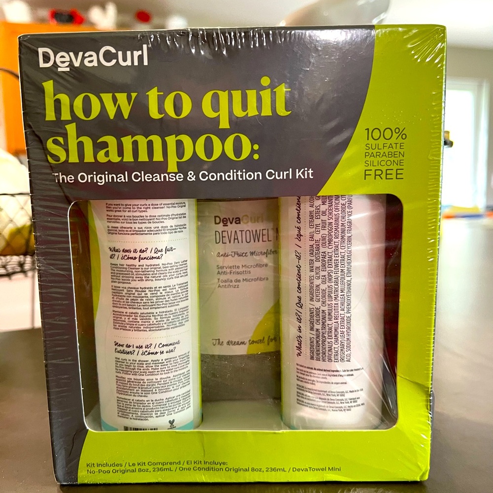 Deva Curl Cleanse and Conditioner curl set